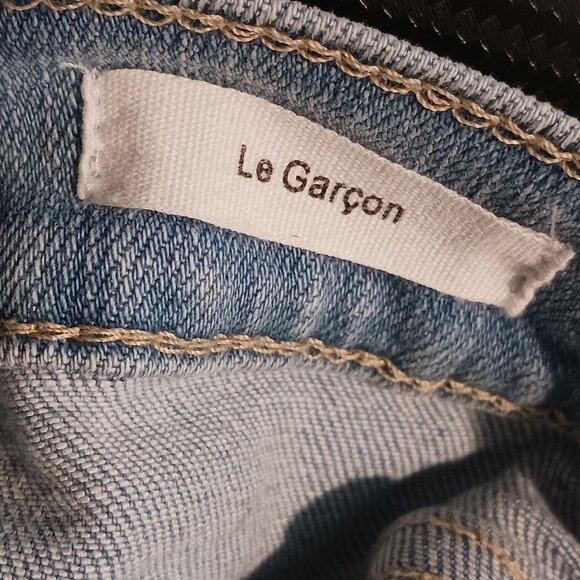 Frame Le Garcon Low-Rise Light Blue Jeans Women's Size 26 Slim Fit - Picture 12 of 12